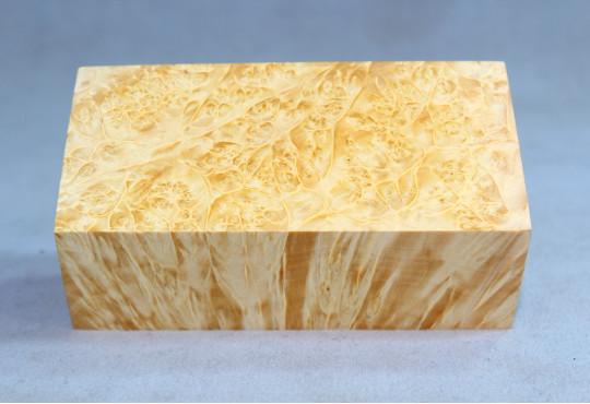 Stabilized Maple Burl Wood Mod Block